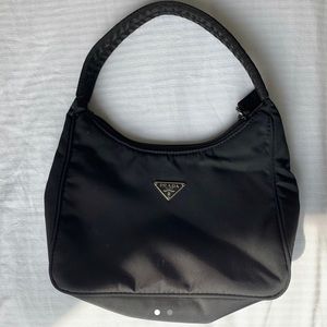 Mini Prada hobo bag